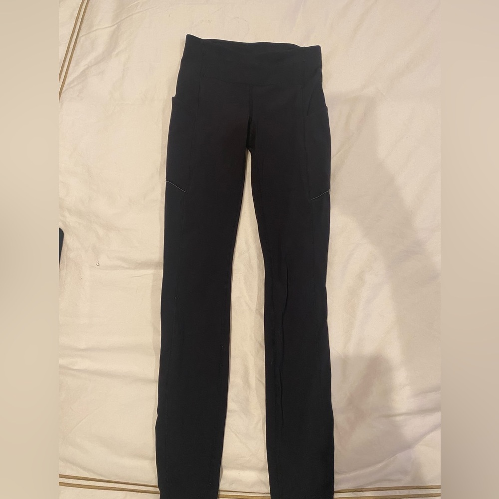 Lululemon full length pocket black pants